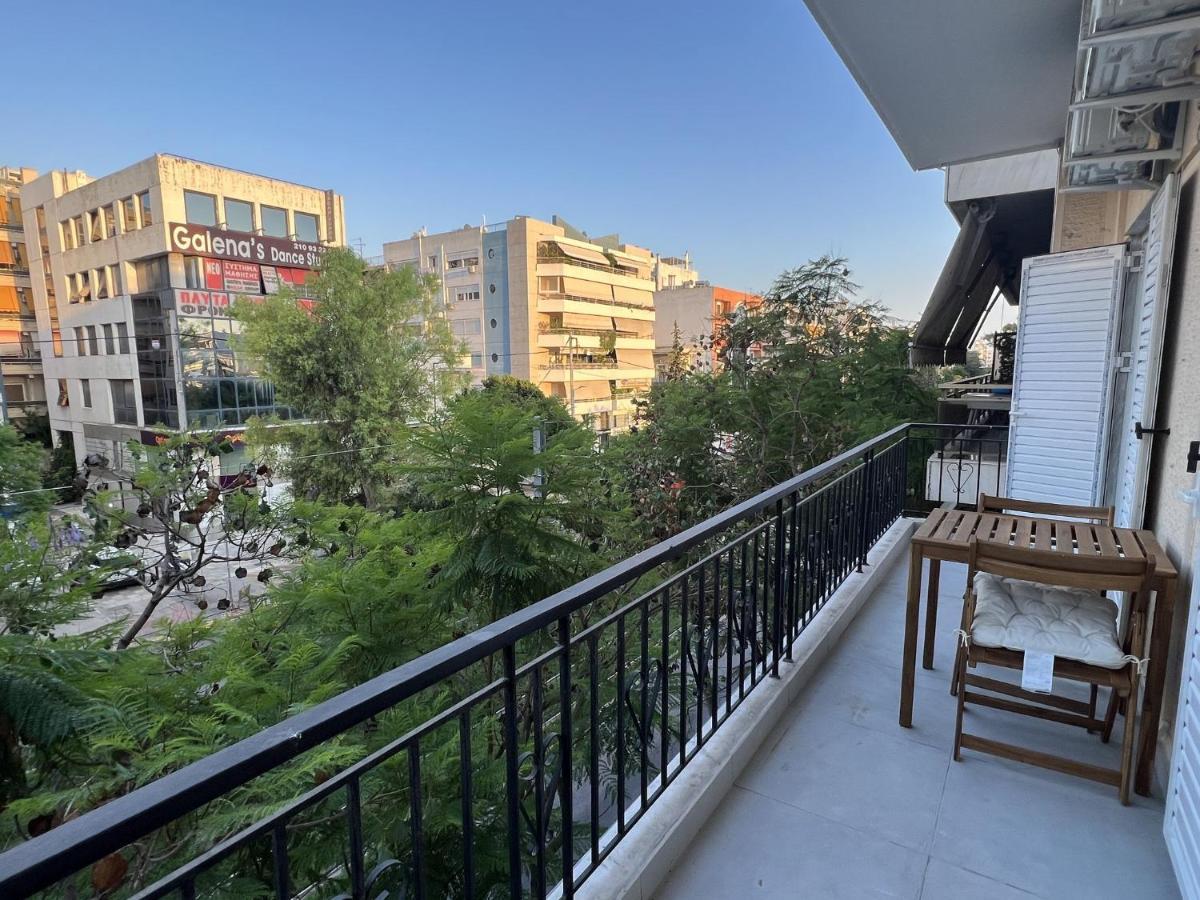 Comfy Apartment In Nea Smirni Athena Bagian luar foto